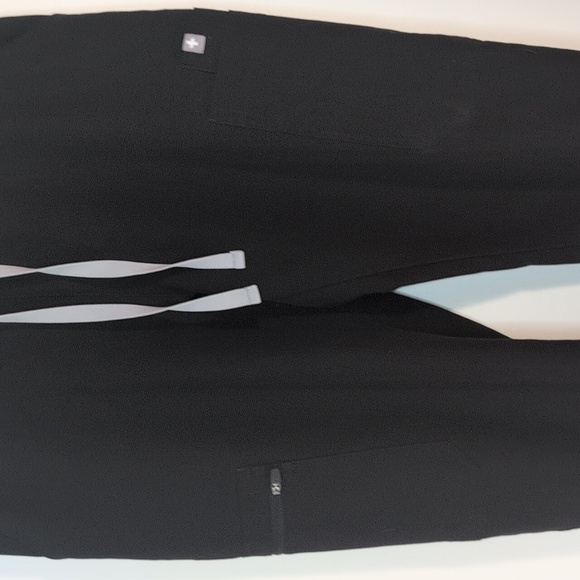 Figs High waisted Yola Skinny Scrub Pants Small Black - Picture 5 of 7